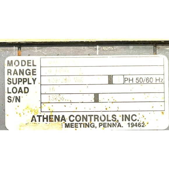 Athena Controls 6000-TT-E2 Temperature Controller 0-1400F 120/240 VAC - Picture 4 of 5